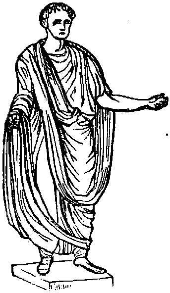Statue of a Roman, representing the Toga