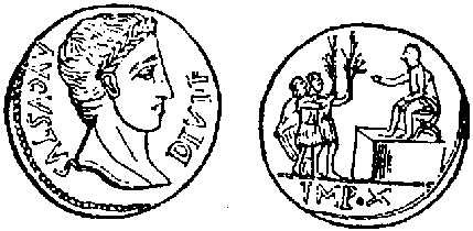 Aureus of Augustus Caesar